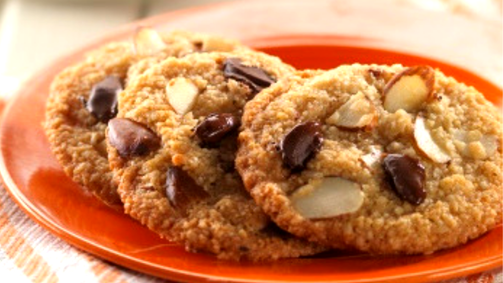 Image of Double Almond Chocolate Chip Cookies