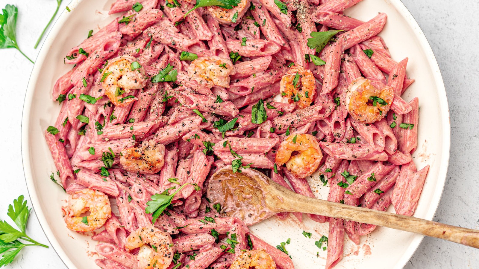 Image of Shrimp Penne Pasta with Pink Sauce