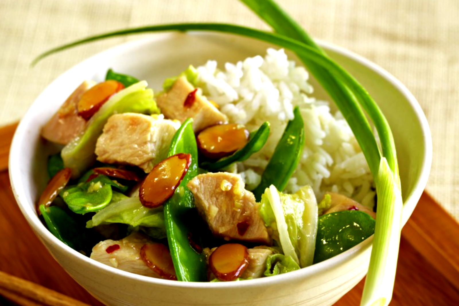 Image of Turkey Almond Stir Fry