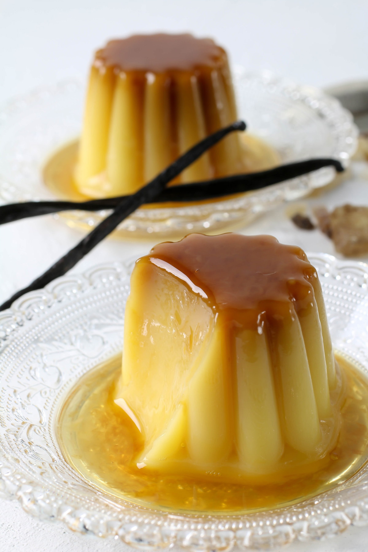 Flan à la Vanille et à l'extrait de Vanille
