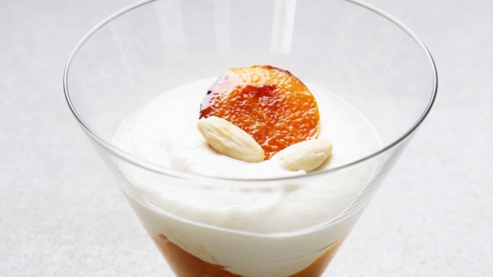 Image of Florian Bellanger's Almond Mousse and Apricot Verrine