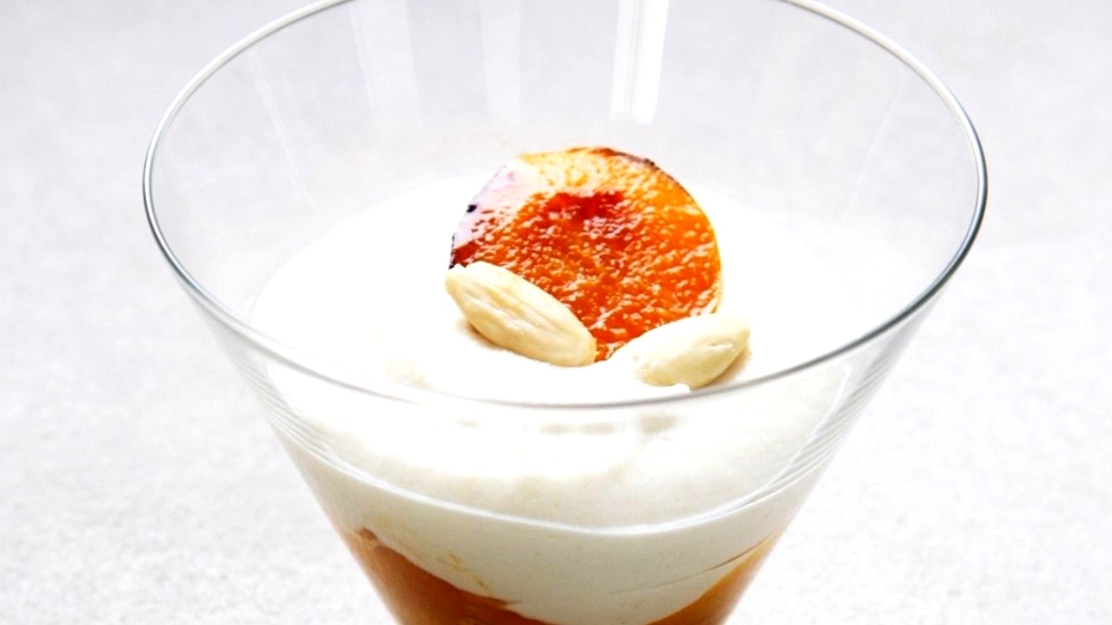 Image of Florian Bellanger's Almond Mousse and Apricot Verrine