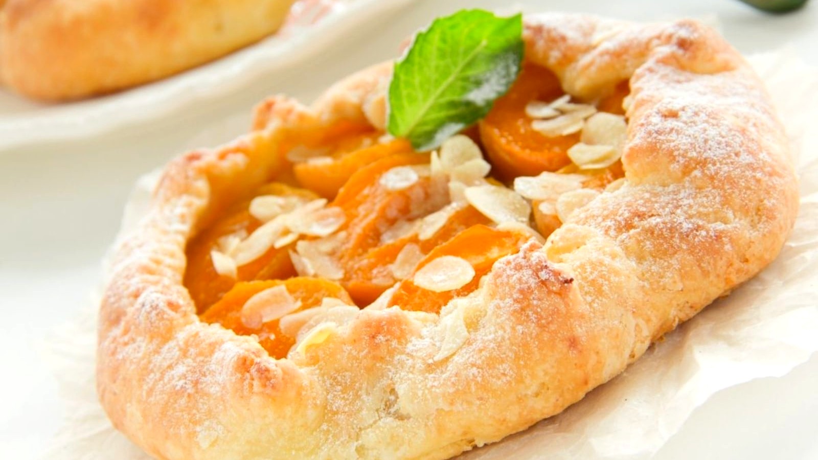 Image of Almond, Apricot, And Cream Cheese Crostata