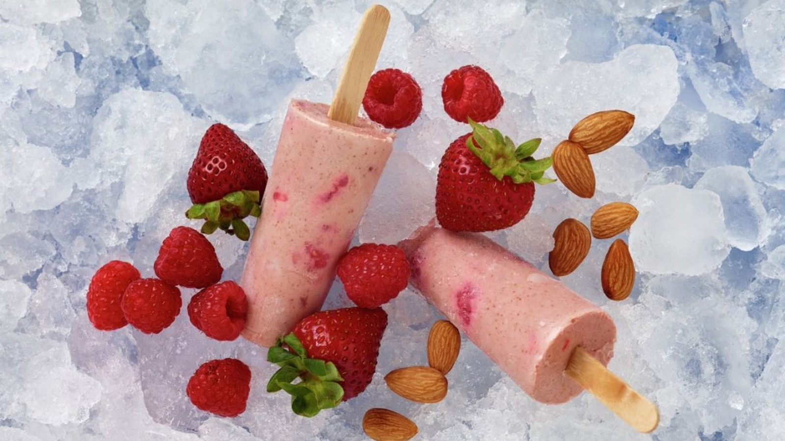Image of Almond Butter and Jelly Popsicles