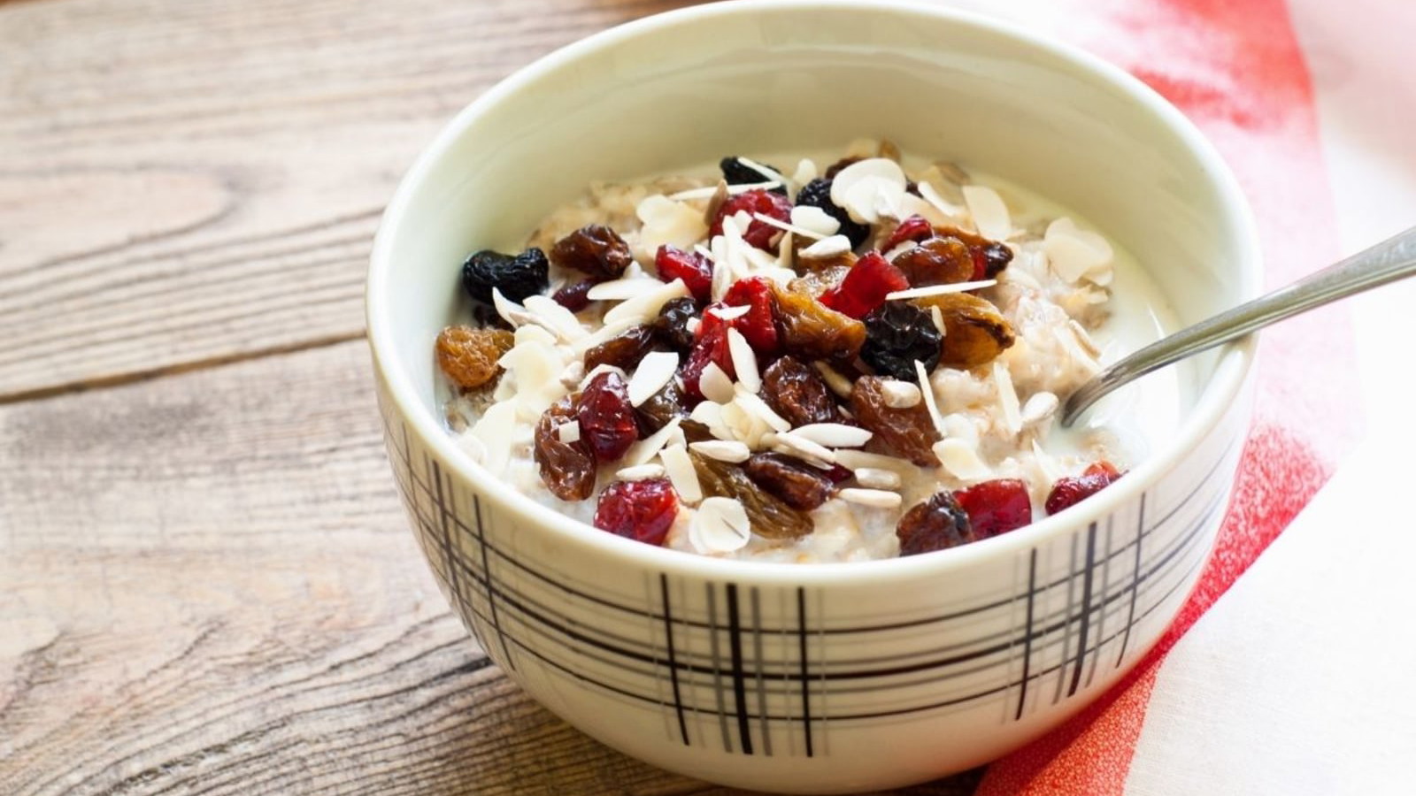 Image of Hearty Oats with Fruit and Almonds