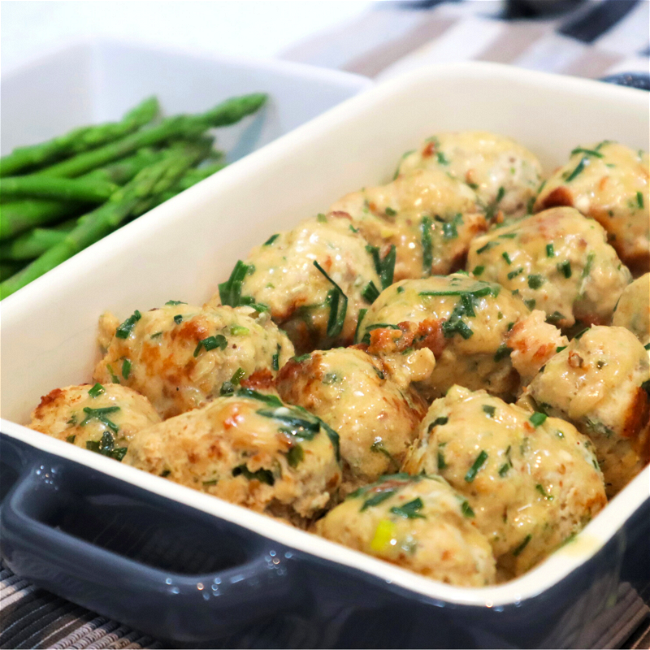 Image of Turkey Meatballs & Herby Gravy