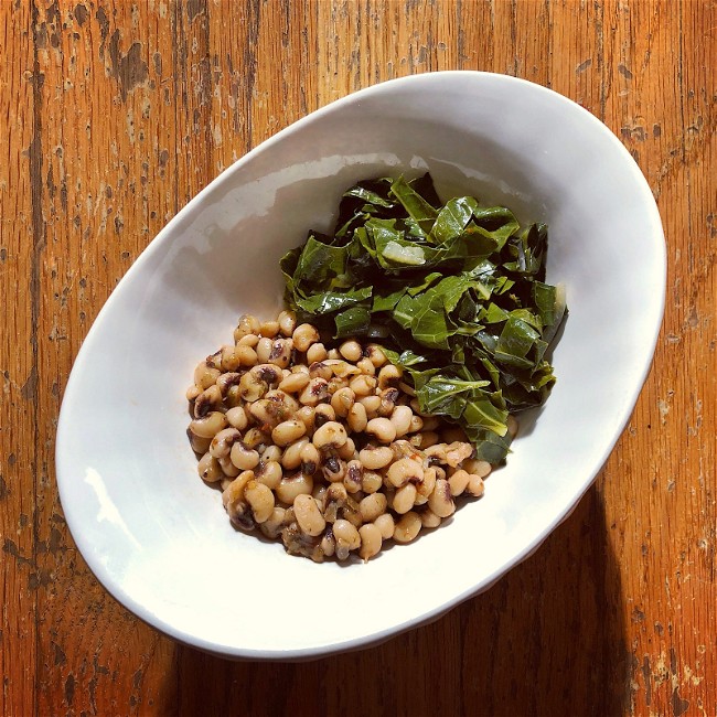 Image of Braised Collards & Black-Eyed Peas