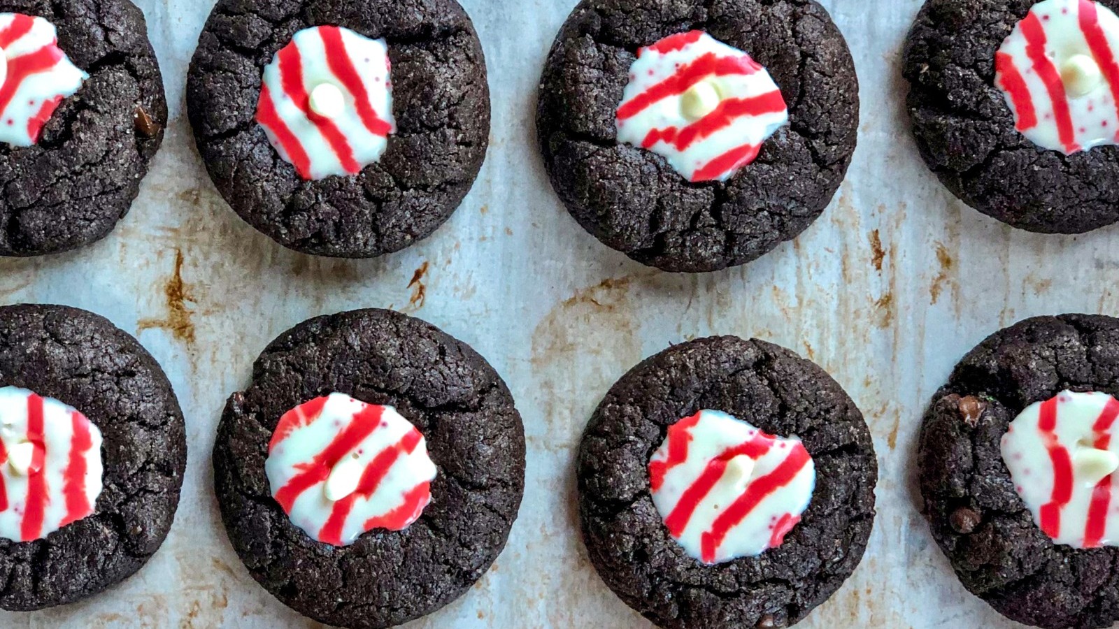 Image of Chocolate Peppermint Cookies for Santa