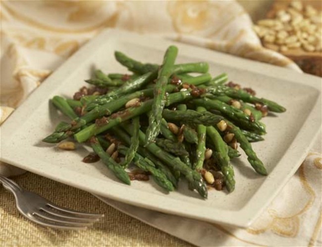 Image of Asparagus Salad with Pine Nut Vinaigrette