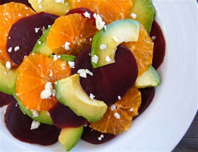 Image of Avocado, Beet and Pixie Tangerine Salad