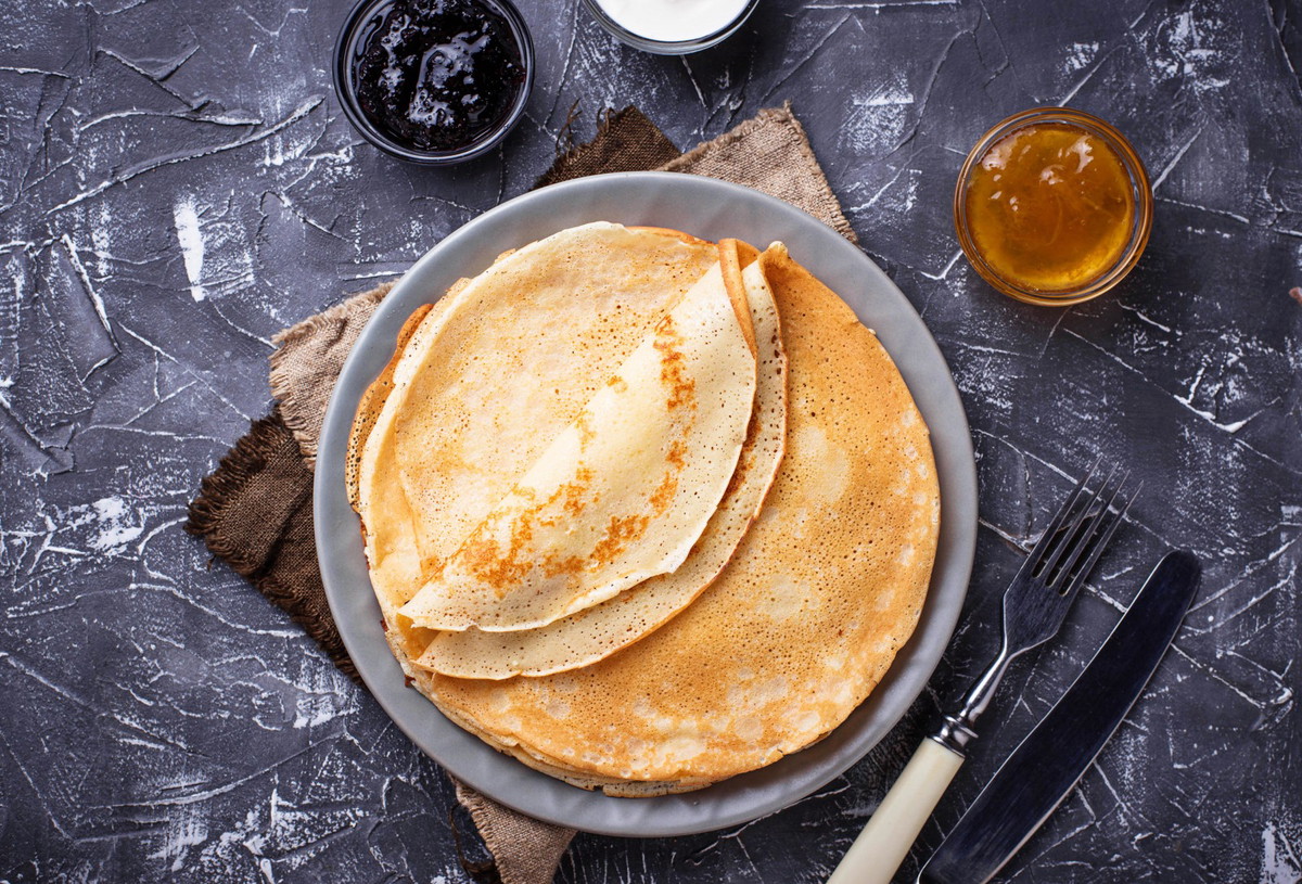 Crêpes à la bière, à la vanille et au rhum