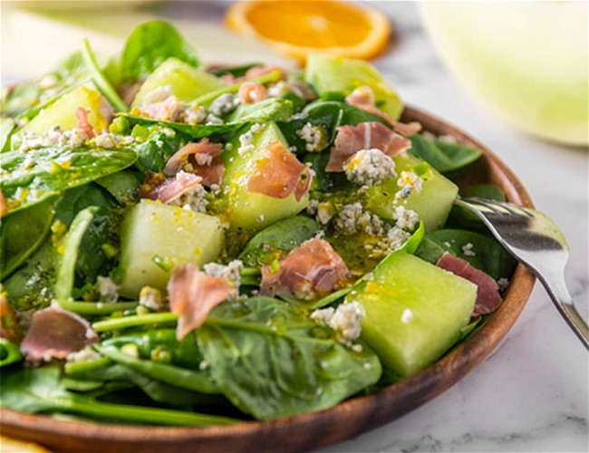 Image of Baby Spinach & Gaya Melon Salad