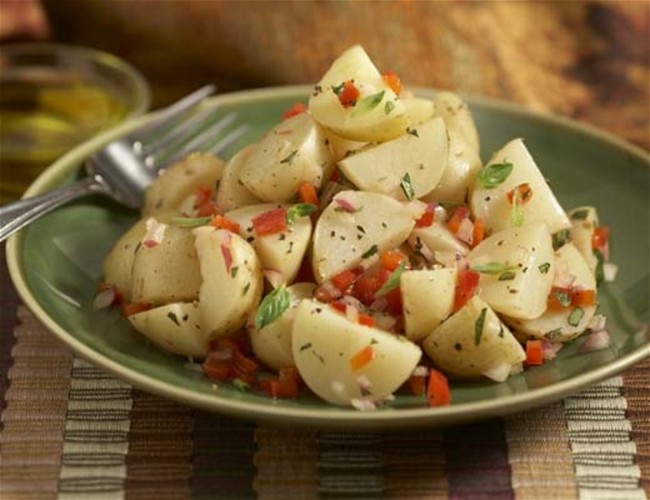 Image of Baby White Potatoes with Herbs and Lemon Olive Oil