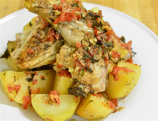 Image of Baked Chicken and Yukon Potatoes