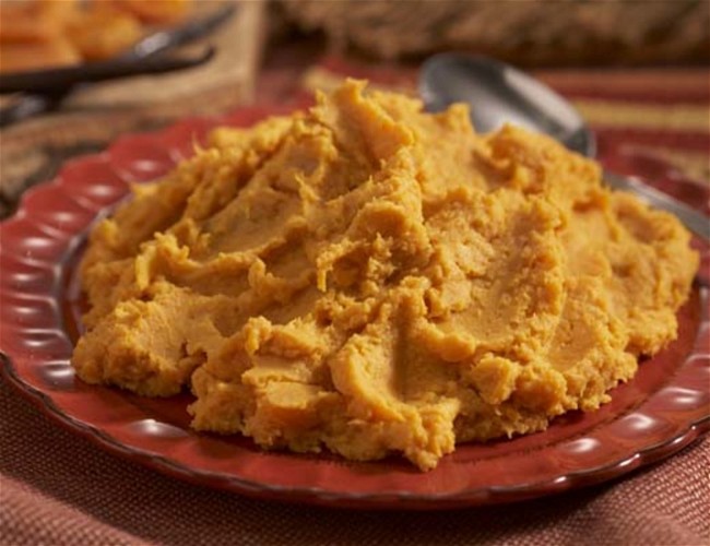 Image of Baked Sweet Potatoes with Dried Tequila Apricots