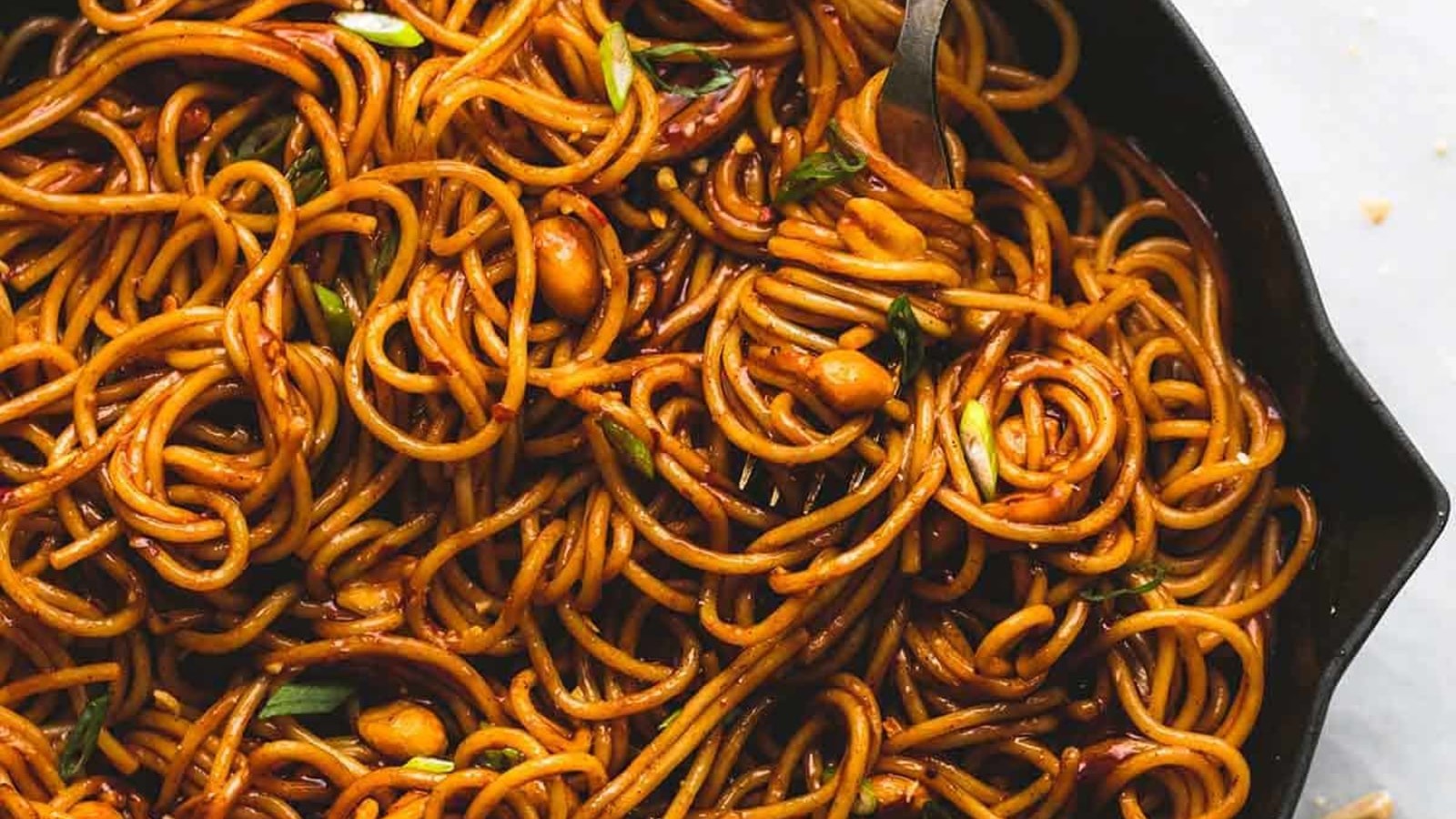 Image of Kung Pao Noodles - Easy Recipe