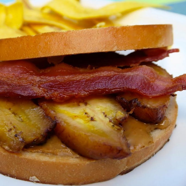 Image of elvis cuban style birthday sandwich
