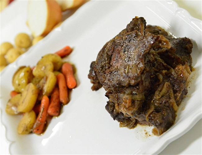 Image of Beef Pot Roast with Baby Dutch Yellow® Potatoes and Sweet Baby Carrots