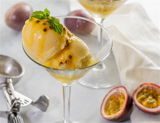 Image of Passion Fruit Sorbet