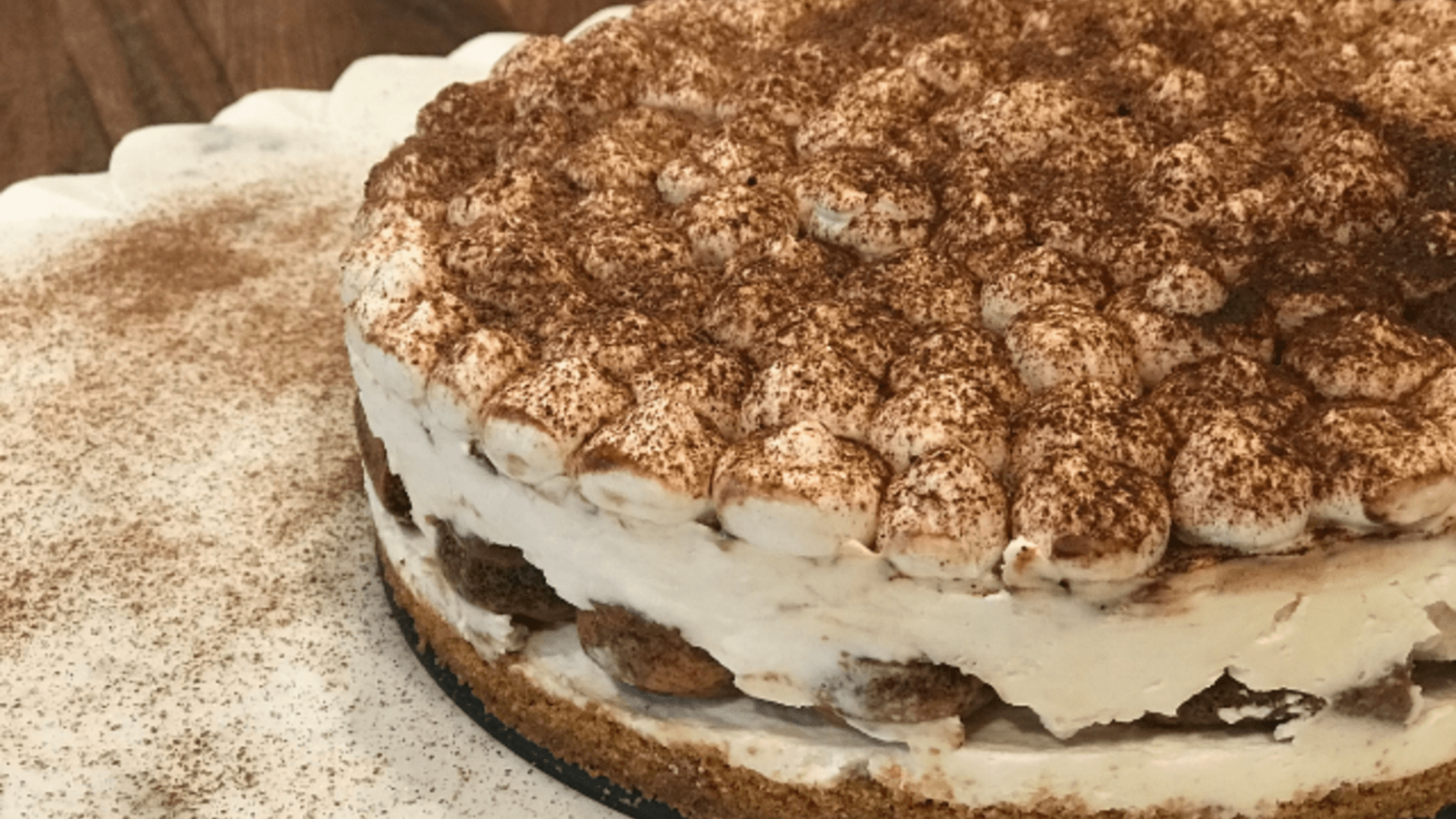 Image of No-Bake Tiramisu Cheesecake 