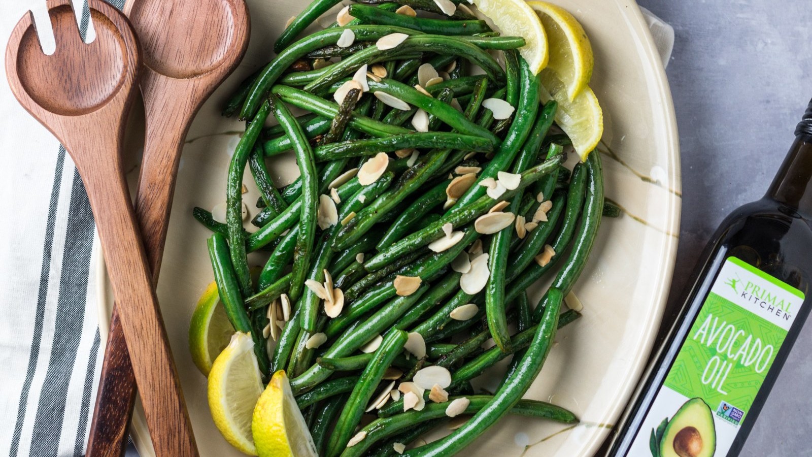 Image of Sautéed Green Beans with Garlic and Almonds