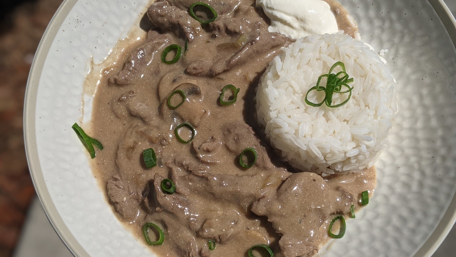 Image of Eye Fillet Beef Stroganoff