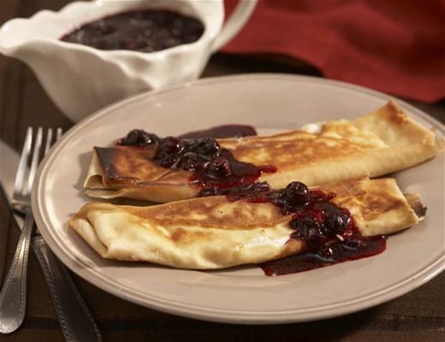 Image of Blueberry Blintzes