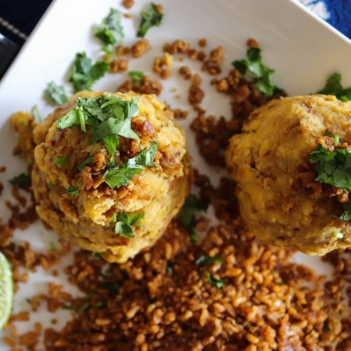 Mofongo con Chicharron