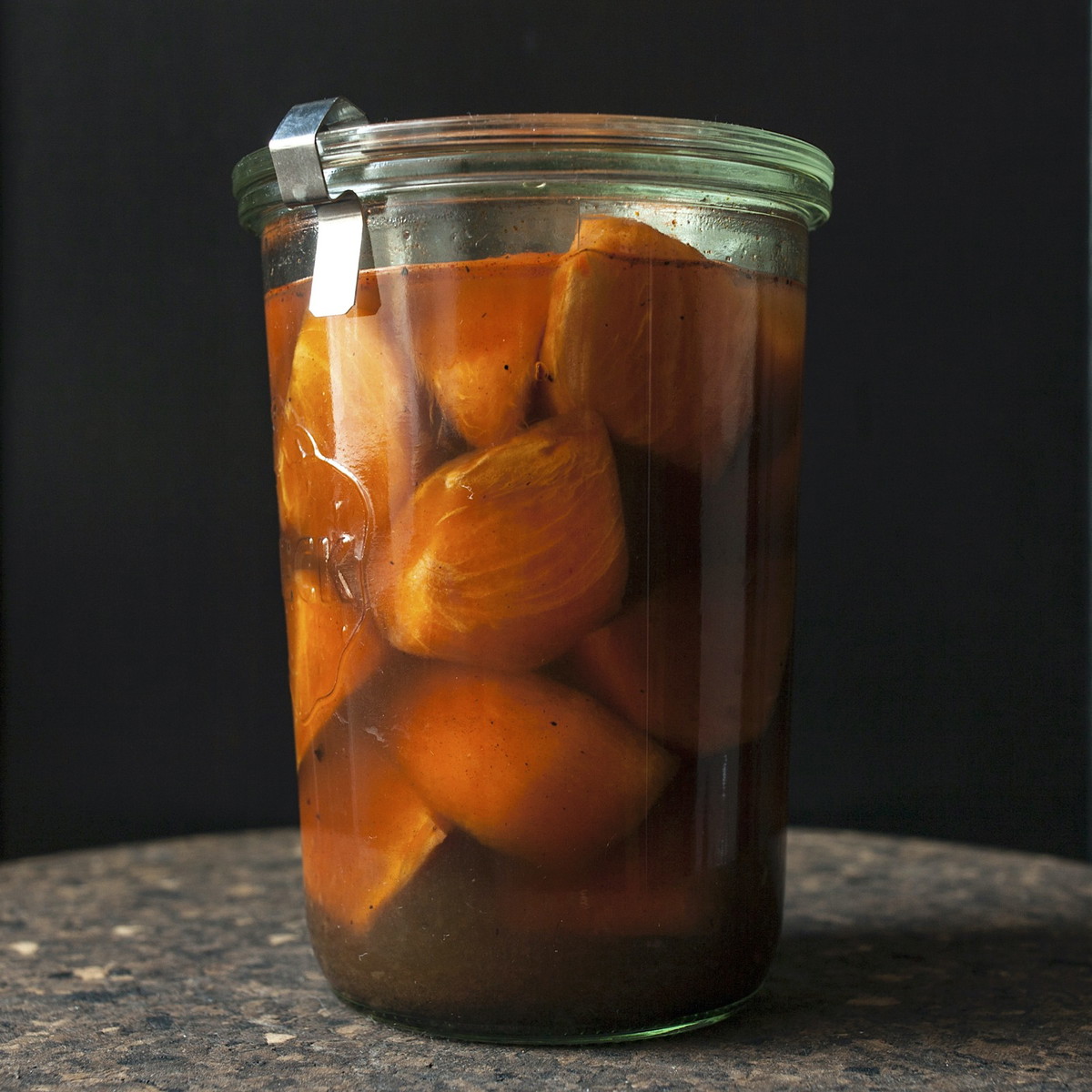 Isphahan Pickled Persimmons