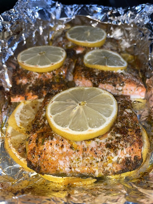 Image of Garlic Butter Baked Salmon