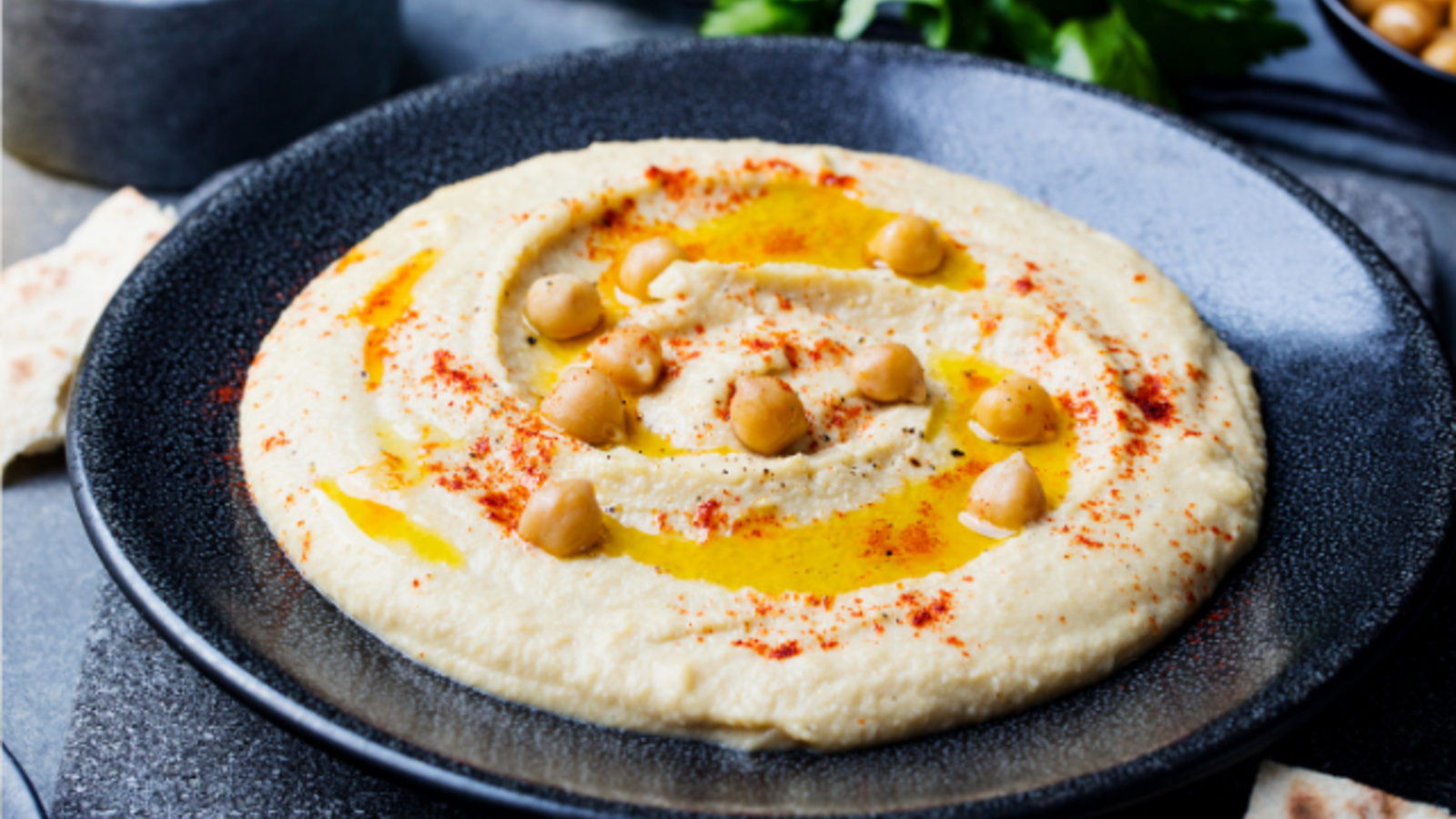 Image of Quick Garlic Hummus