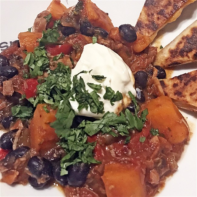 Image of Black Bean & Sweet Potato Stew