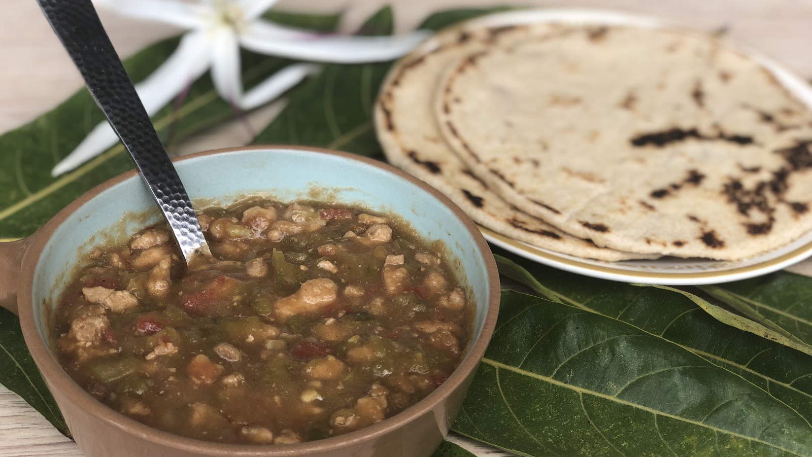 Breadfruit flour green chili recipe