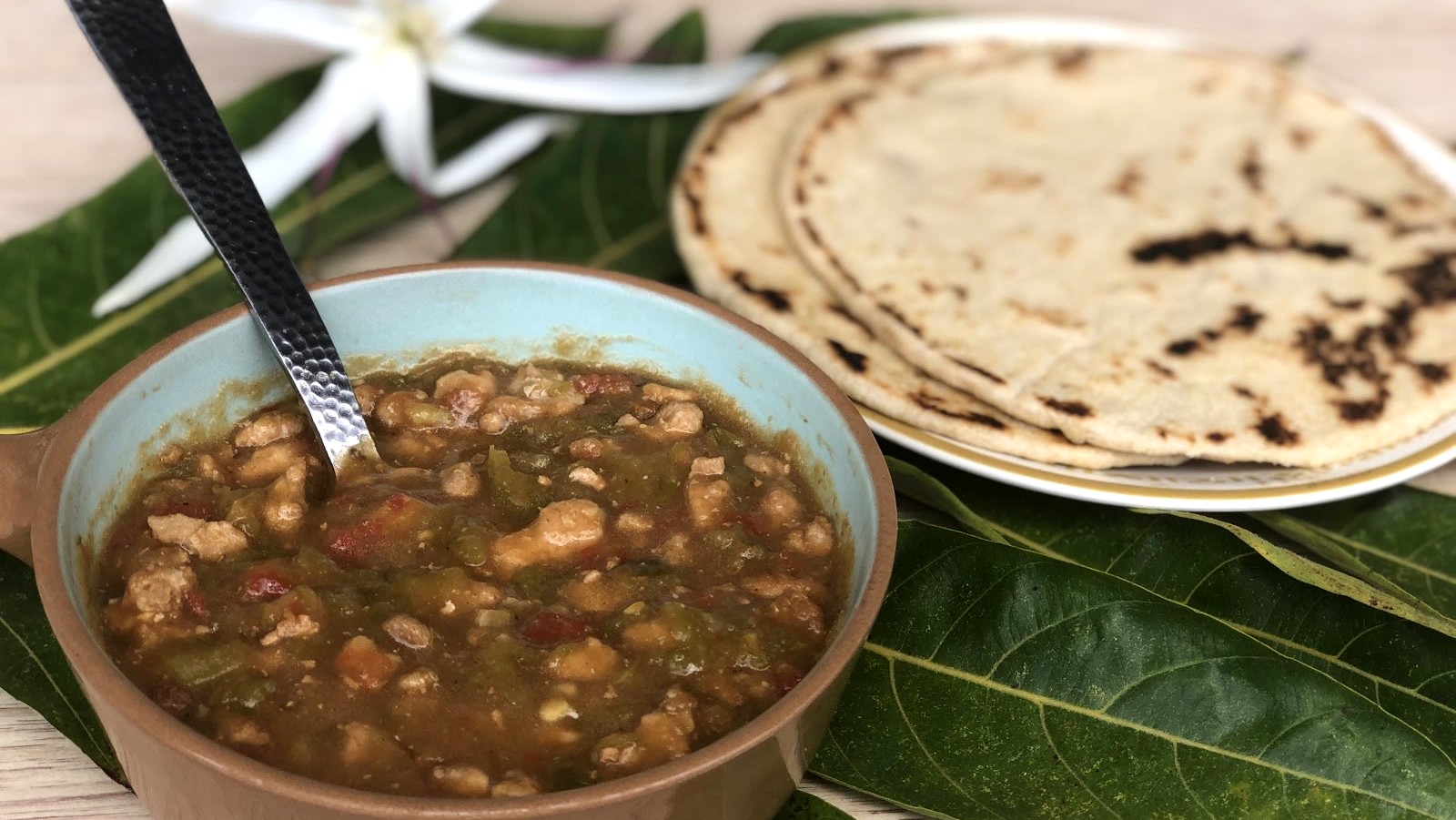 Image of Grandpa Bill's Green Chili with ʻUlu Flour