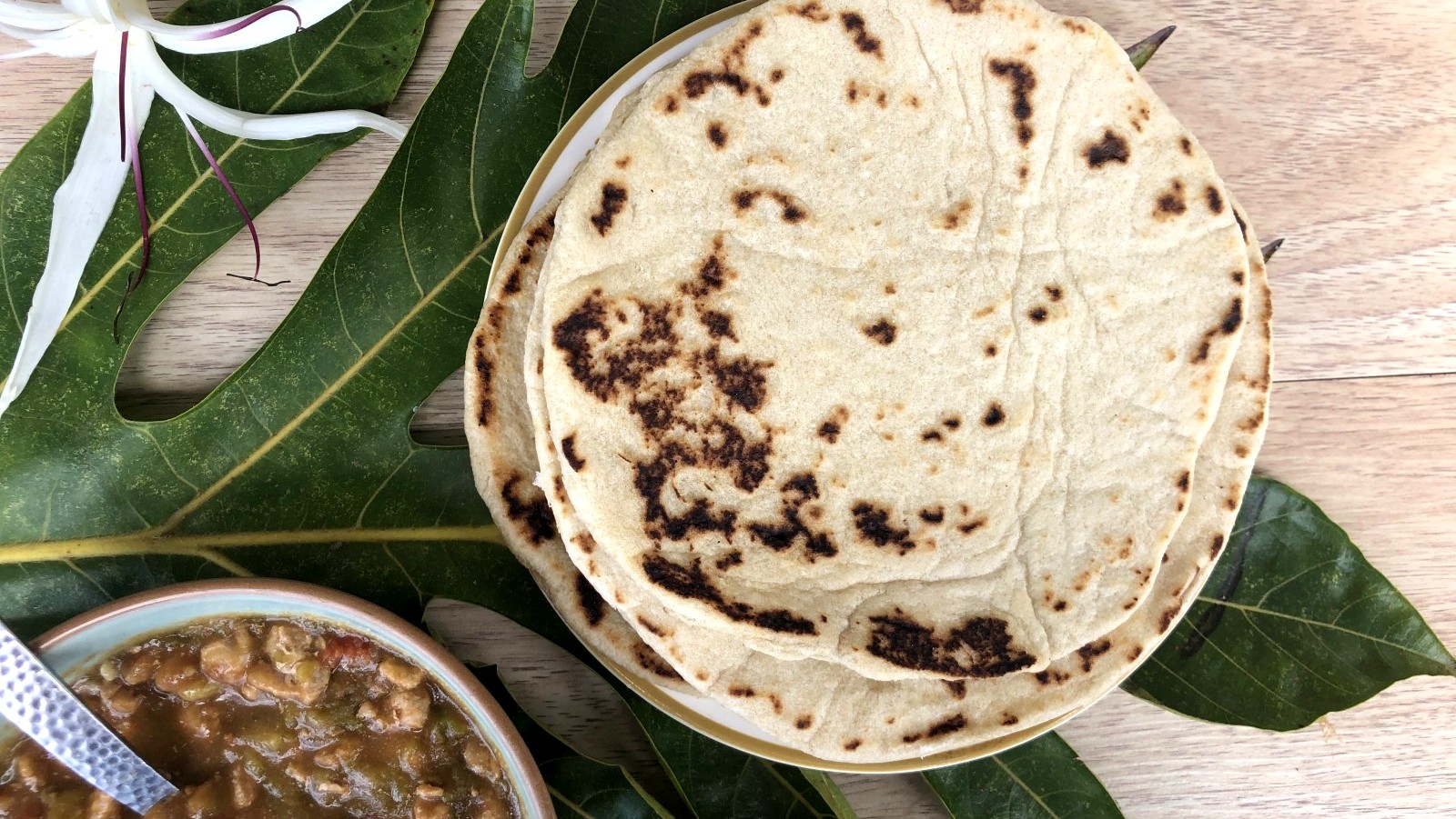 Image of Grandma Orlinda's 20% ‘Ulu Flour Tortillas Recipe