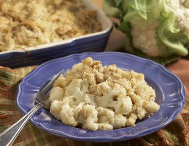 Image of Cauliflower and Macaroni Au Gratin