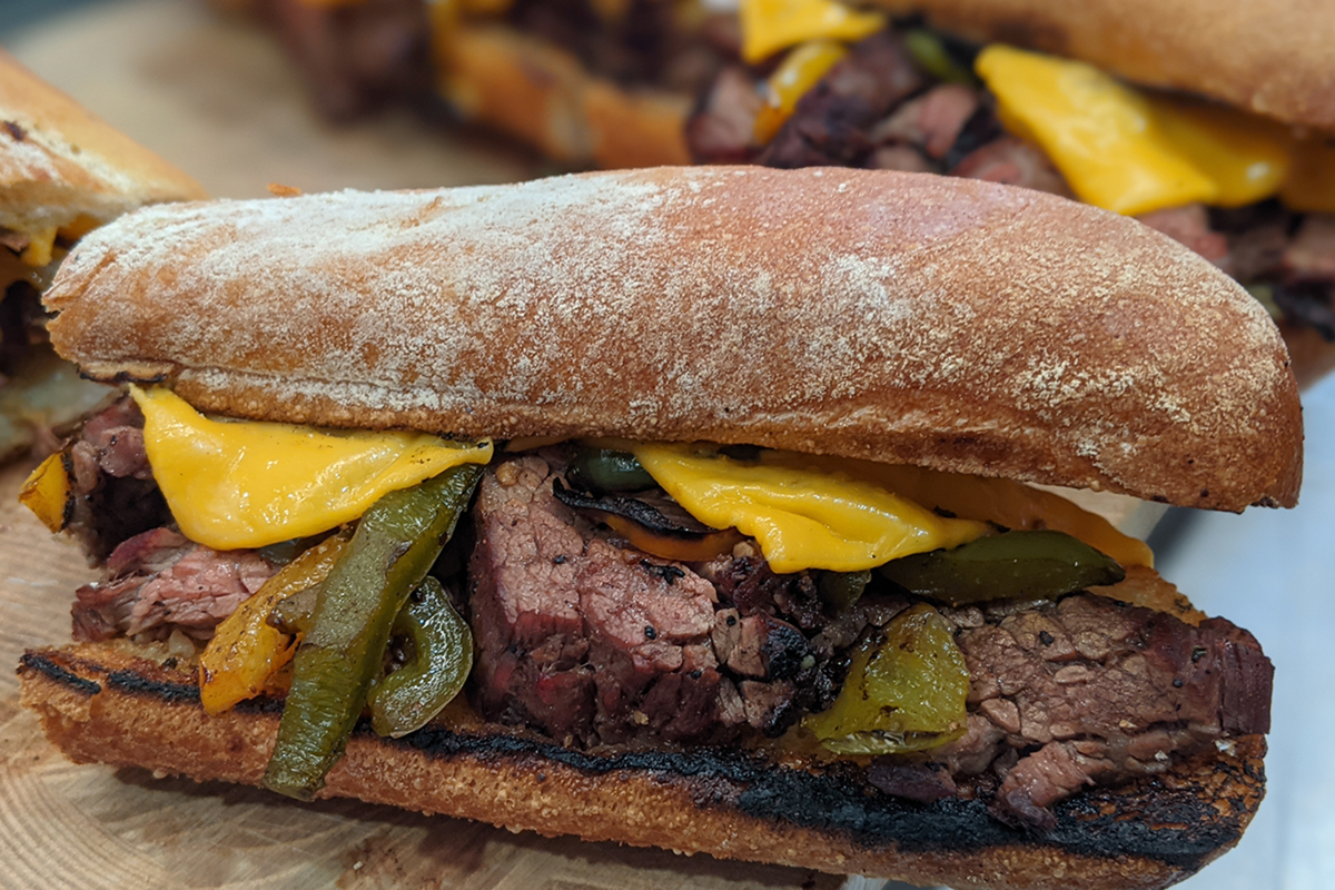 Skirt Steak Philly Cheesesteaks