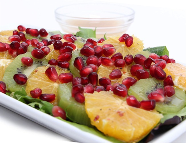 Image of Pomegranate, Orange and Kiwi Salad
