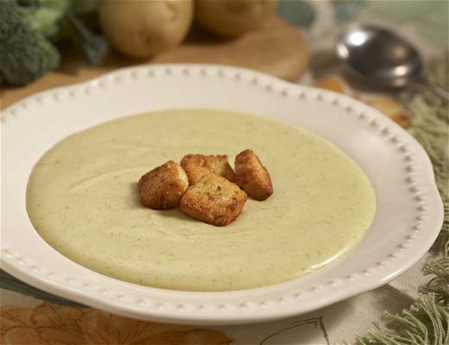 Image of Potato Cheese and Romanesco Soup