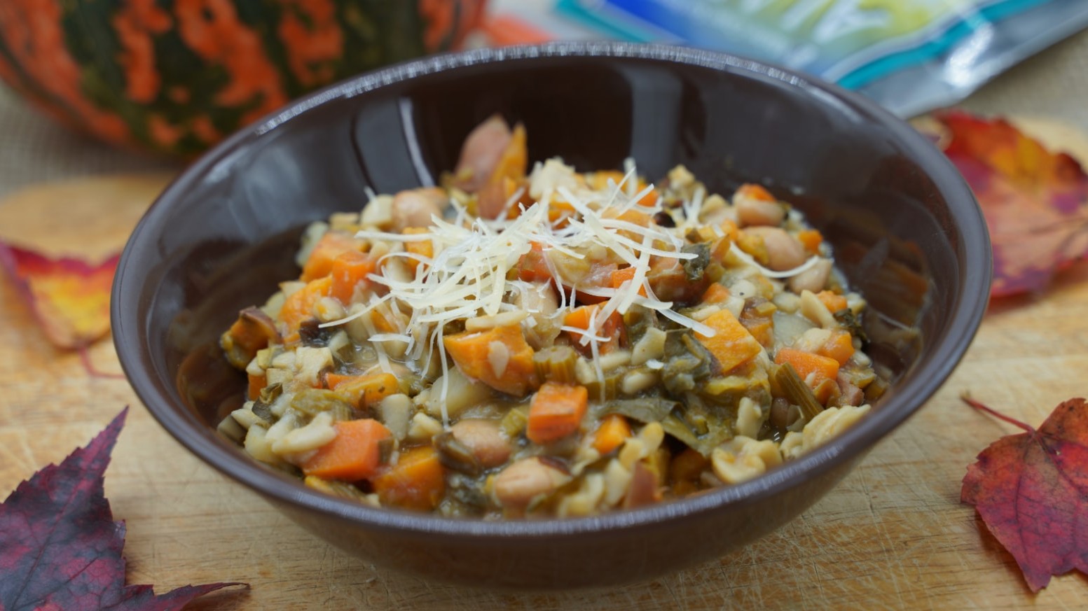 Image of Fall Harvest Minestrone Soup with Alaria Recipe