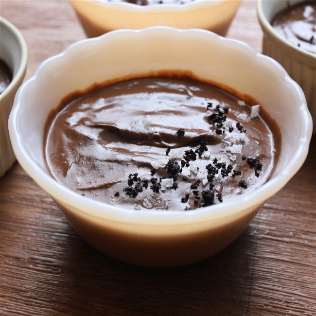 Image of Chocolate & Avocado Mousse with Urfa Chili Flakes