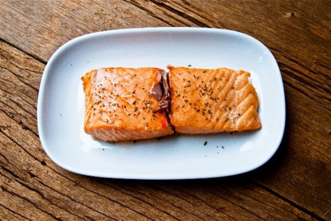 Image of Blushing Baked Salmon Recipe