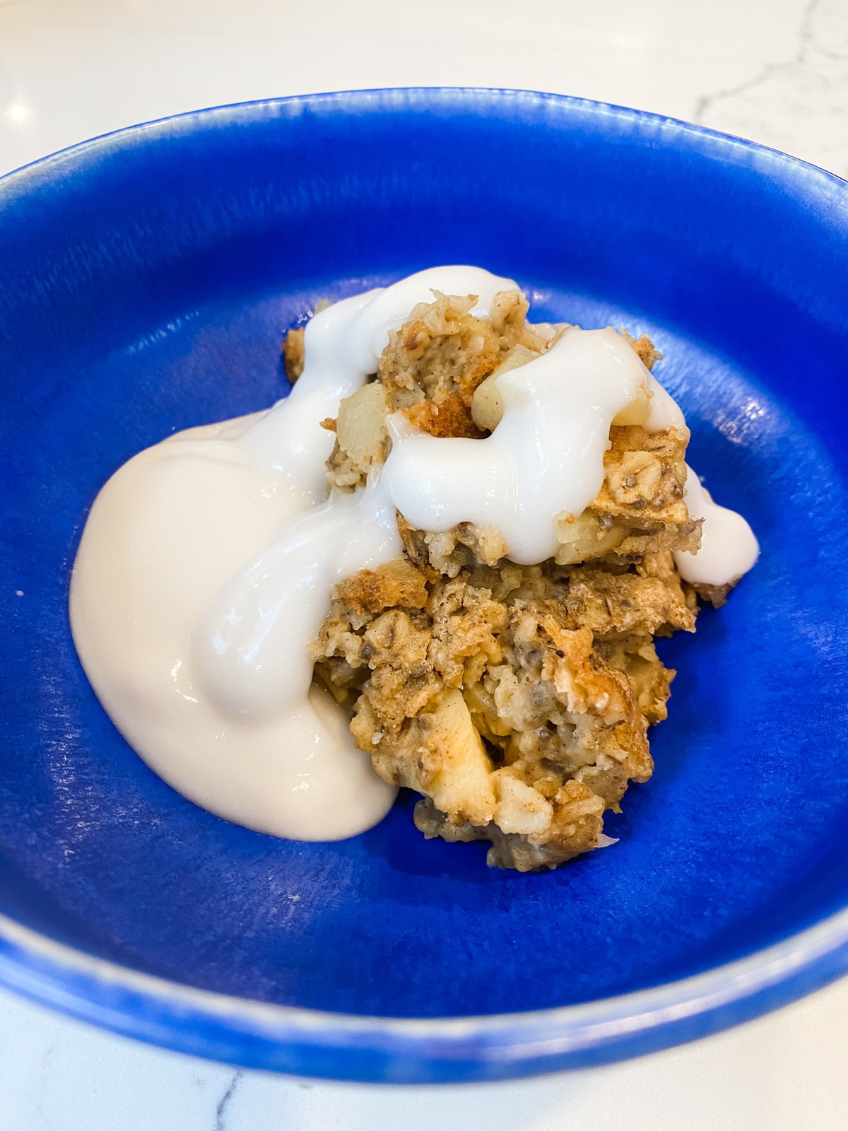 Apple Cinnamon Baked Oatmeal with Plant Protein