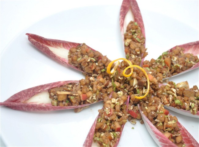 Image of Chestnut Stuffed Endive Appetizers