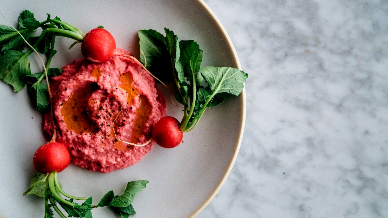 Image of Beet Bone Broth Hummus