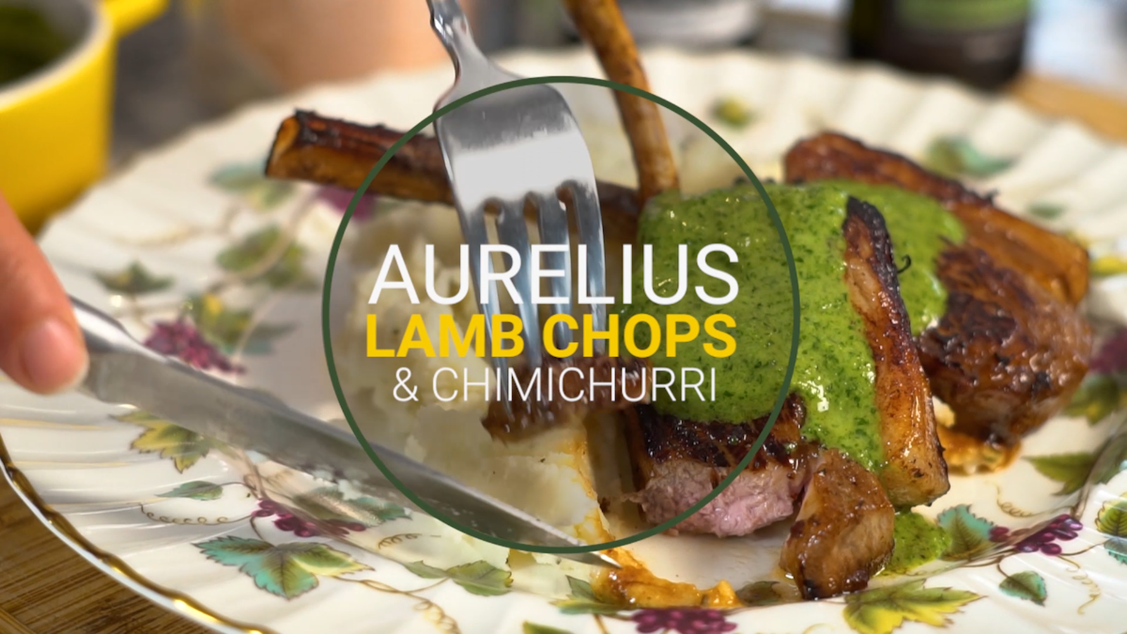 Image of Aurelius Lamb Chops & Green Chimichurri