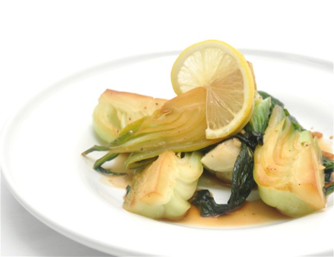 Image of Quick Lemony Baby Bok Choy Sauté