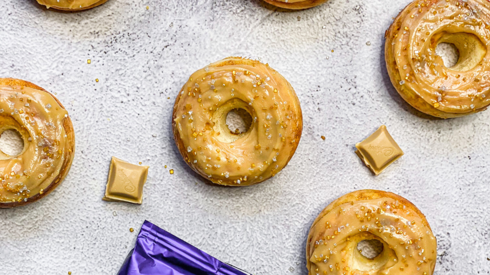 Image of Caramilk Protein Doughnuts
