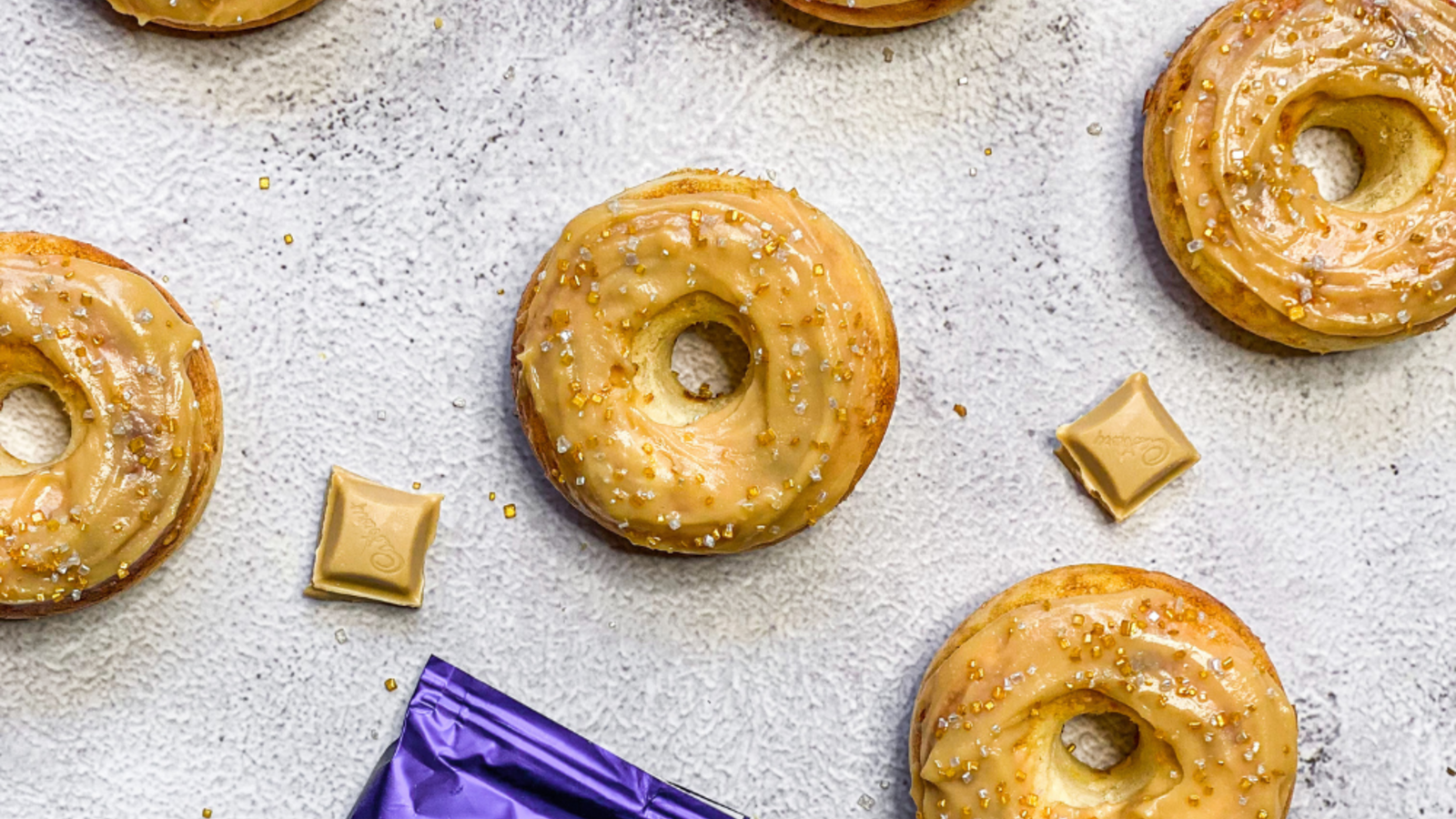 Image of Caramilk Protein Doughnuts 