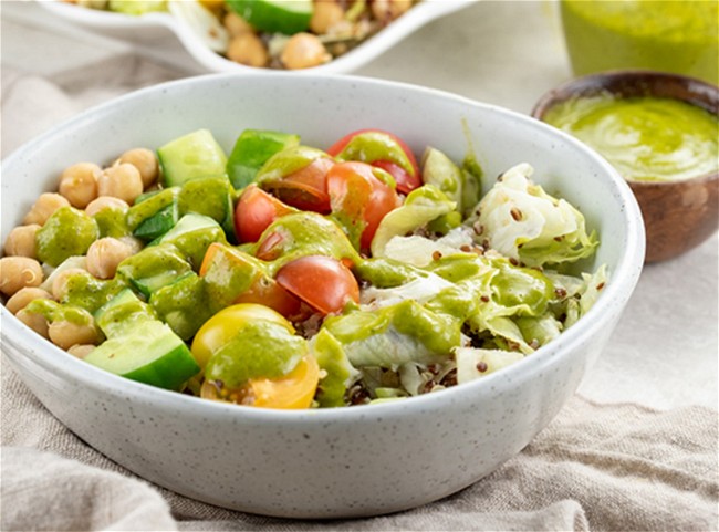 Image of Quinoa, Chickpea & Tomato Salad